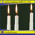 White Candle From 44g -75g Fluted Candle